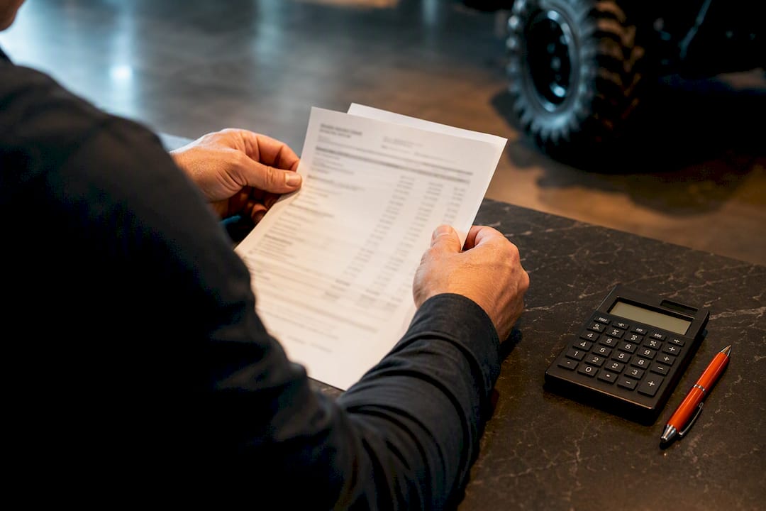 Reviewing ATV dealer fees with calculator