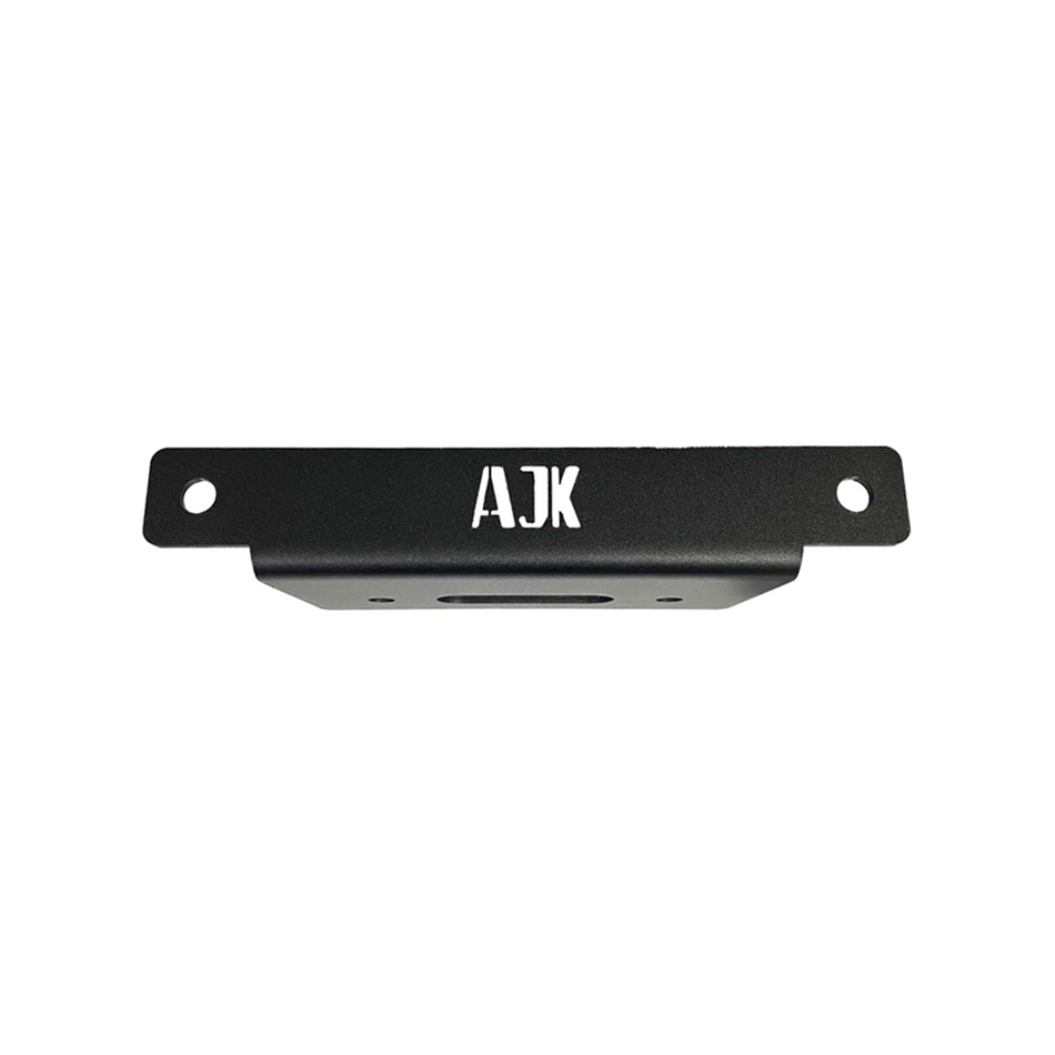 Honda Talon Winch Plate by AJK Offroad Featuring AJK Logo