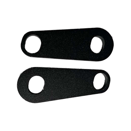 Honda Talon Winch Plate by AJK Offroad  Black Hardware Pieces