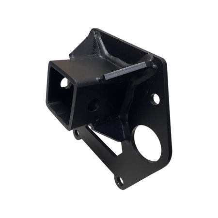 Polaris RZR XP Turbo Rear Receiver Hitch  AJK Offroad Raw Steel