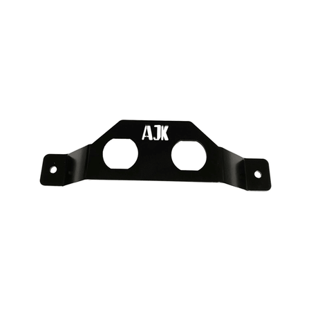 Battery Terminal Relocation Kit by AJK Offroad Black Bracket top down view