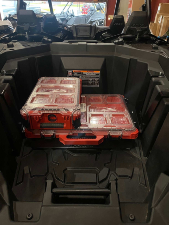Polaris RZR PRO XP / Turbo R Packout Mount by AJK Offroad with two Kits Attached