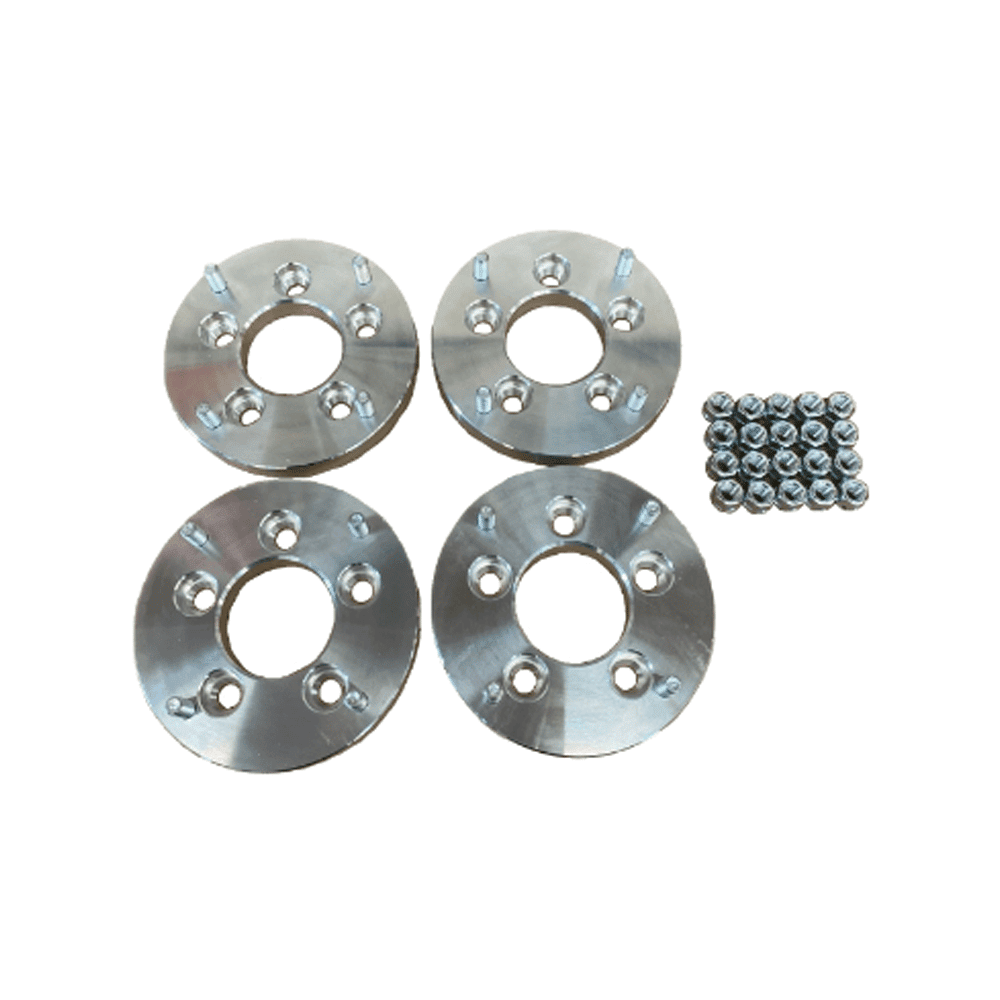 Polaris Pro R / Turbo R / Xpedition Wheel Spacers / Adapters by AJK Offroad Top Down View