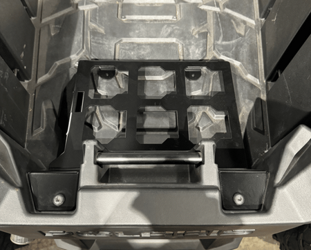 Polaris RZR PRO XP / Turbo R Packout Mount by AJK Offroad Close Up View of Alternate Installation