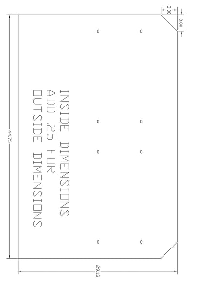 Dimension Markup for Polaris Bed by AJK Offroad