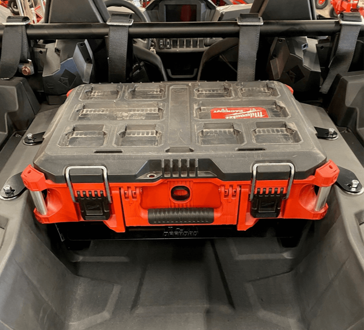 Polaris RZR XP 1000 2024 Model Year  AJK Offroad Packout Mount with Top Plate and One Milwaukee Kit