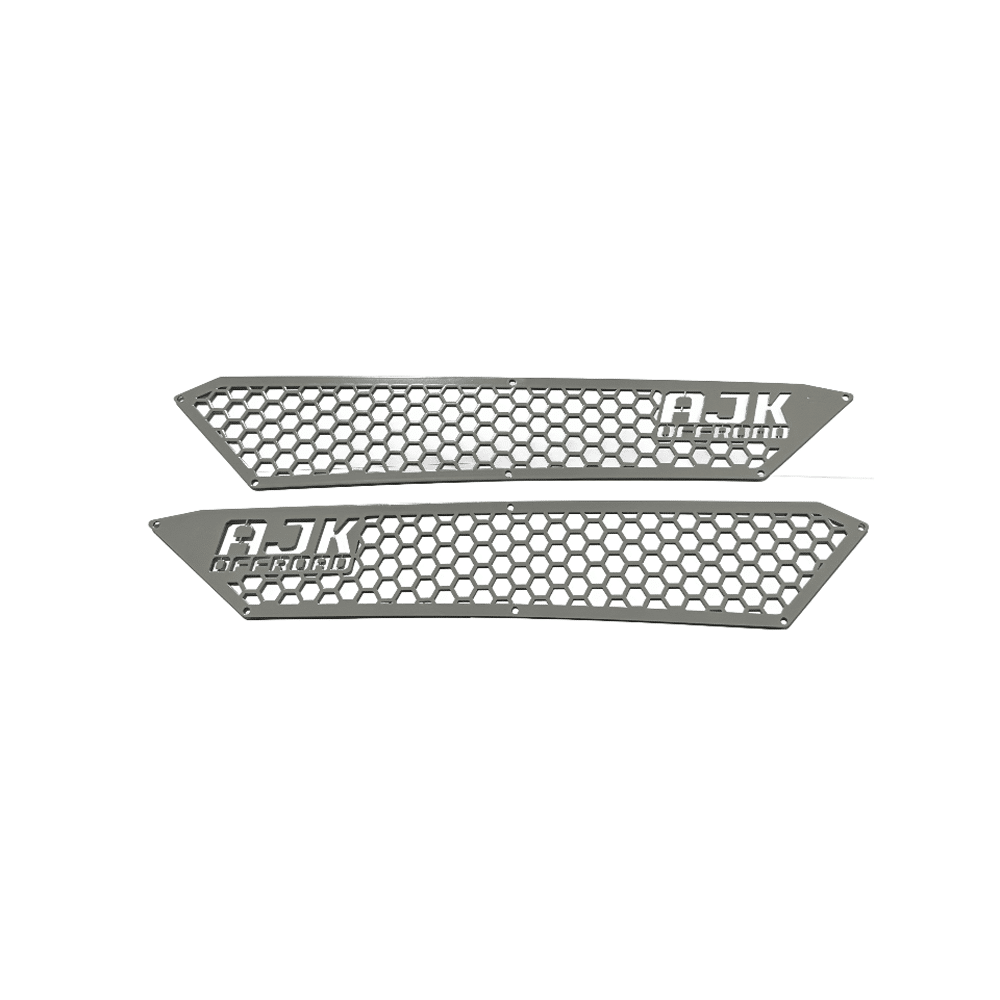Polaris RZR XP Vent Cover 2024 model year  AJK Offroad Ghost Gray