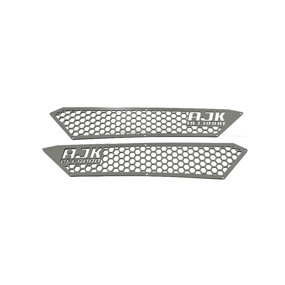 Polaris RZR XP Vent Cover 2024 model year  AJK Offroad Ghost Gray