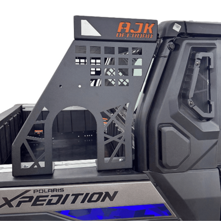 Polaris Xpedition Headache Rack 1/2 Rack  by AJK Offroad Right Side Straight On Close Up