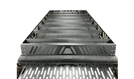 Polaris Xpedition Roof Rack by AJK Offroad Back Top Down Angle View