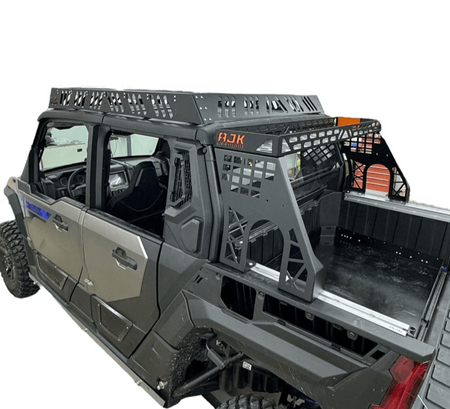 Polaris Xpedition Roof Rack by AJK Offroad on 4 Seat Xpedition Far Back Left View