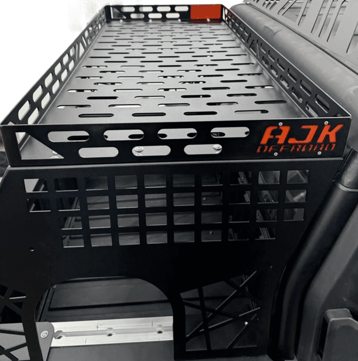 Polaris Xpedition Headache Rack 3/4 Rack  by AJK Offroad  Top Down View of Rack