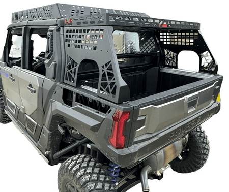 Polaris Xpedition Headache Rack 3/4 Rack  by AJK Offroad Left Side View