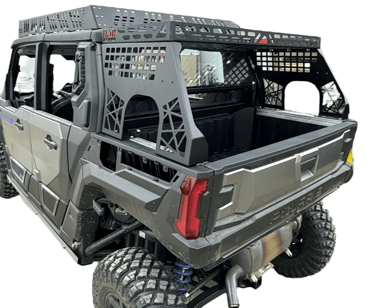 Polaris Xpedition Headache Rack 3/4 Rack  by AJK Offroad Left Side View