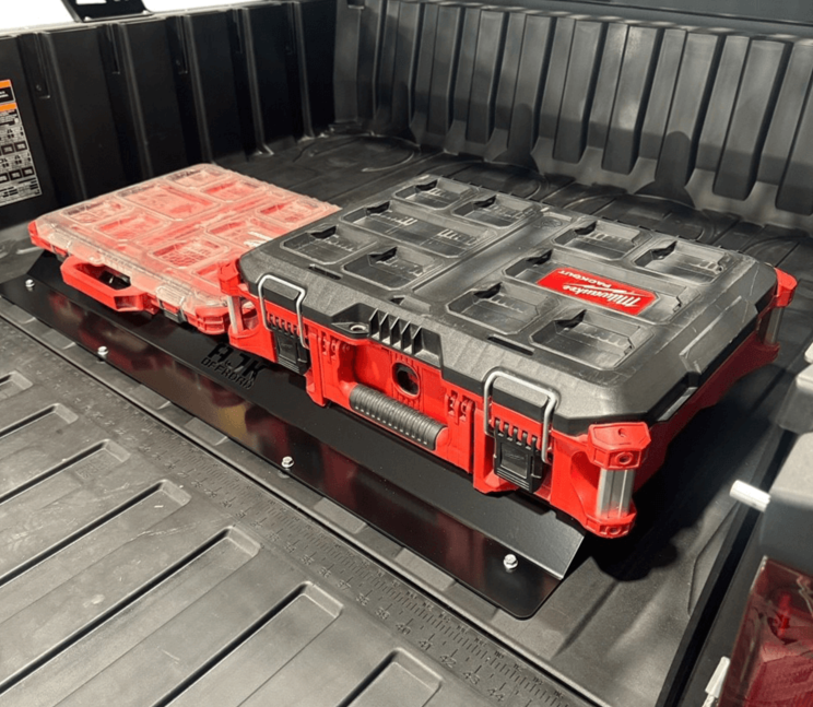 Polaris Ranger 1500XD Rear Packout Mount Installed with Two Kits