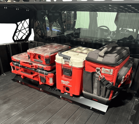 Polaris Ranger 1500XD Front Packout Mount with Multiple Kits Right Side View