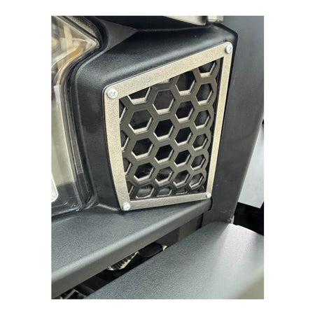 Polaris Xpedition Grill by AJK Offroad Extreme Close Up of Installed Grille