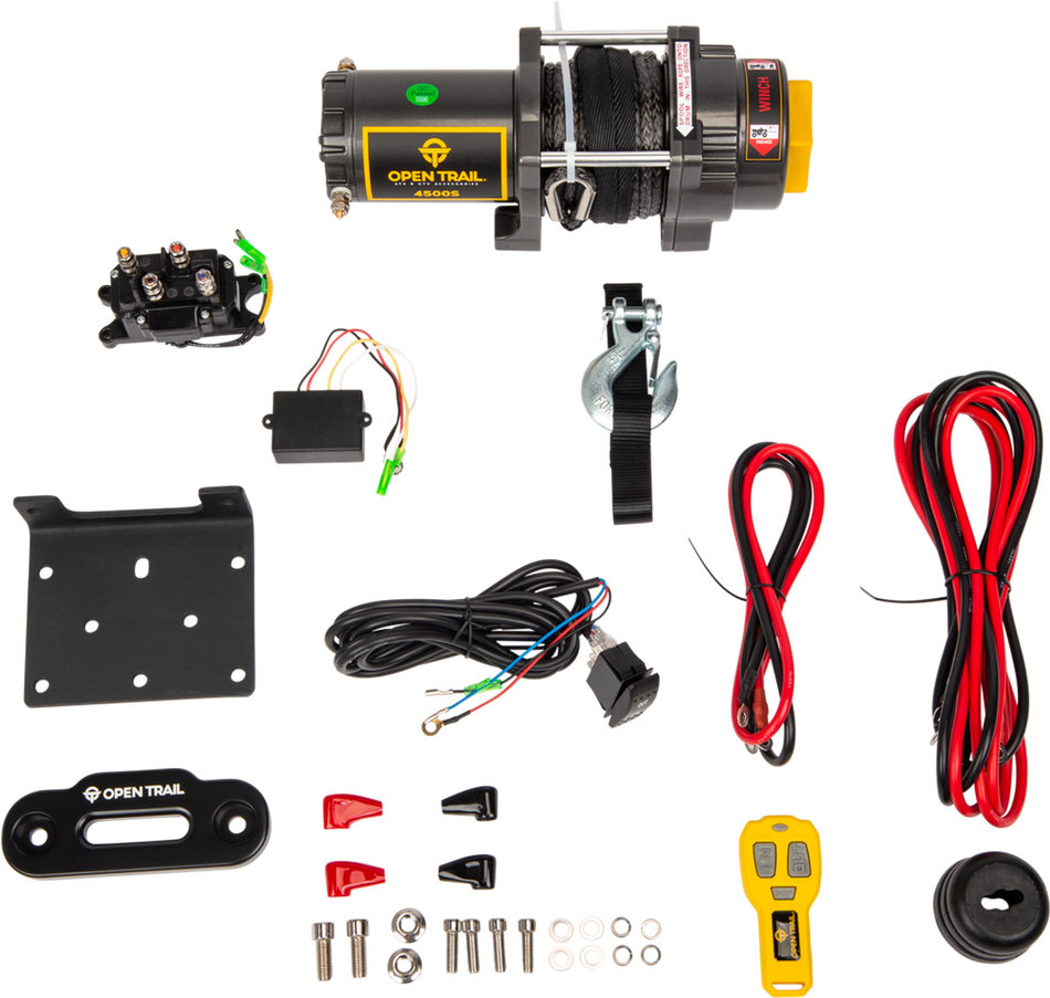 4500lb Synthetic Rope Winch