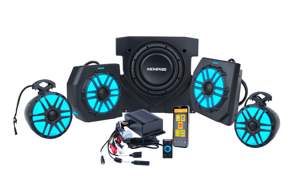 Memphis Can-Am Maverick X3 CORE 4 PLUS Audio Kit
