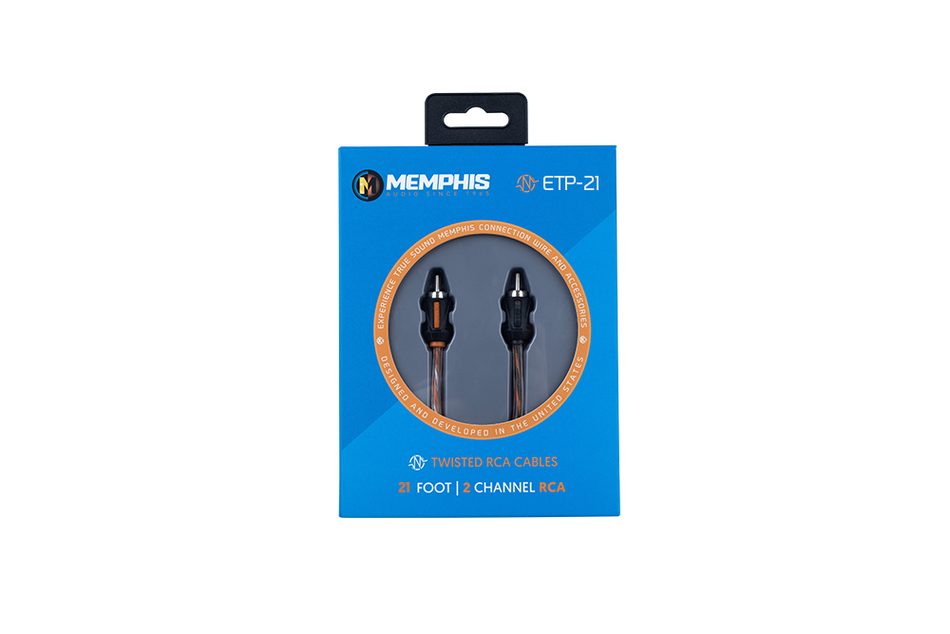 Memphis Twisted RCA Cables (21 Foot)