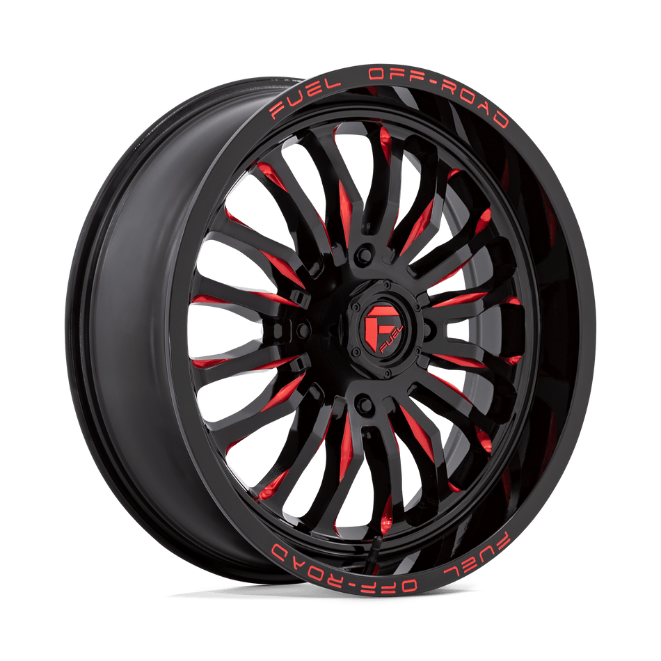 Fuel UTV Arc UTV (D822) — Gloss Black Milled Red