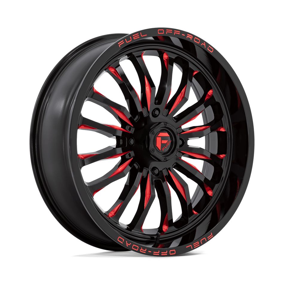 Fuel UTV Arc UTV (D822) — Gloss Black Milled Red