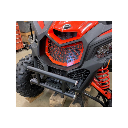 Can-Am X3 Front Bumper  AJK Offroad Smooth Black None