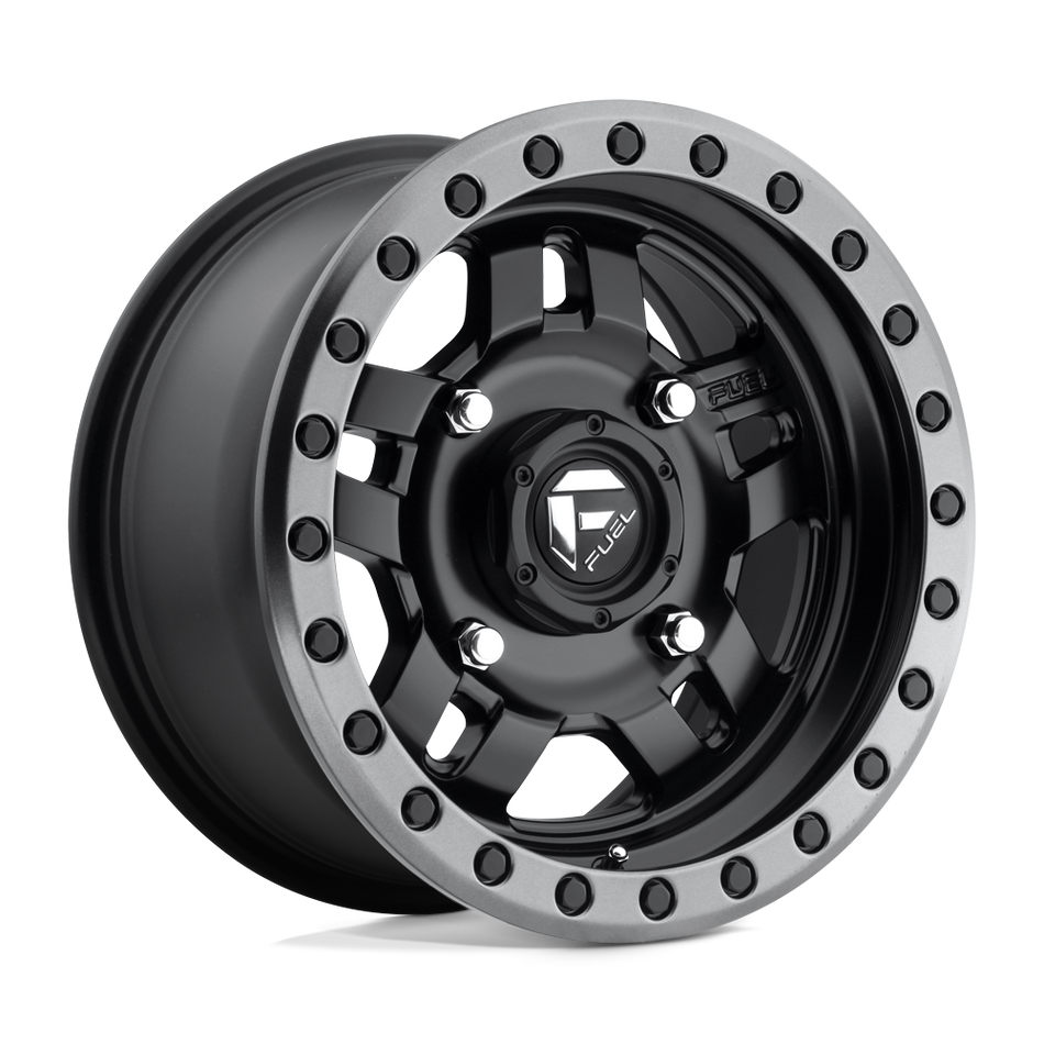 Fuel UTV Anza UTV (D557) — Matte Black Gun Metal Ring