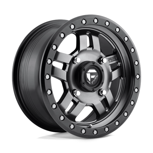 Fuel UTV Anza UTV (D557) — Matte Gunmetal Black Bead Ring