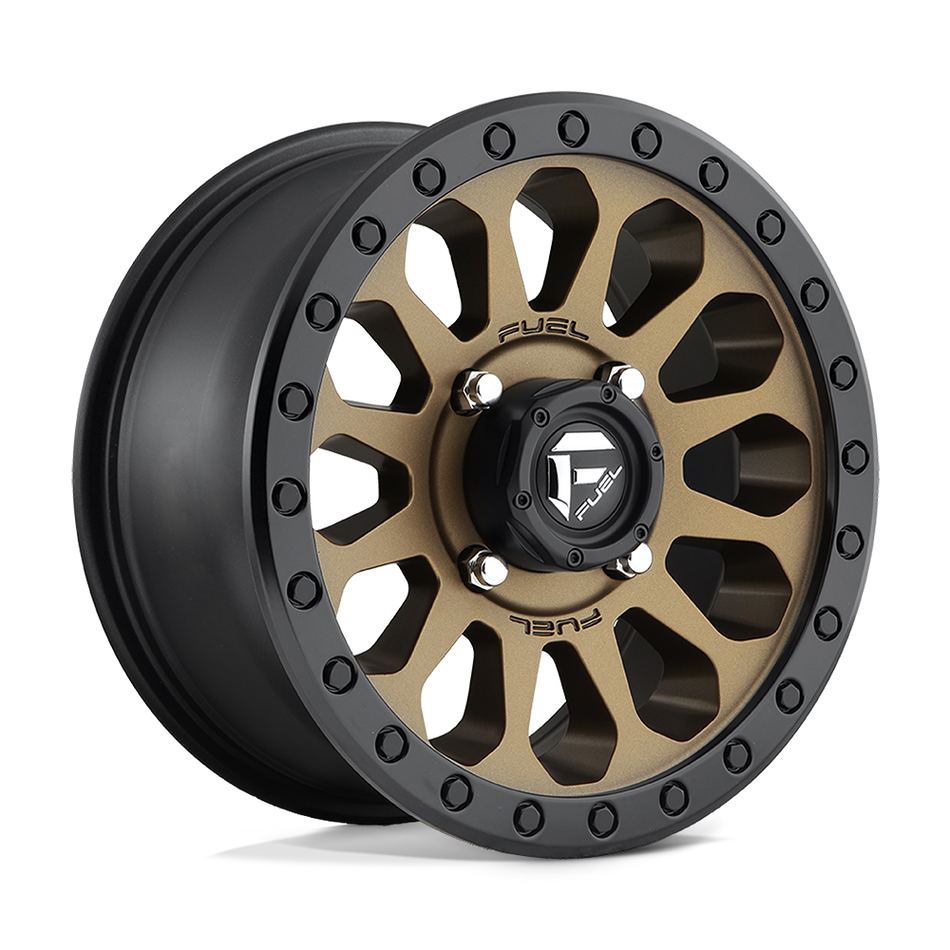 Fuel UTV Vector UTV (D600) — Matte Bronze Black Bead Ring