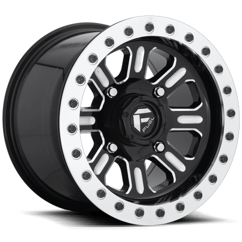 Fuel UTV Hardline UTV Beadlock (D910) — Gloss Black Milled