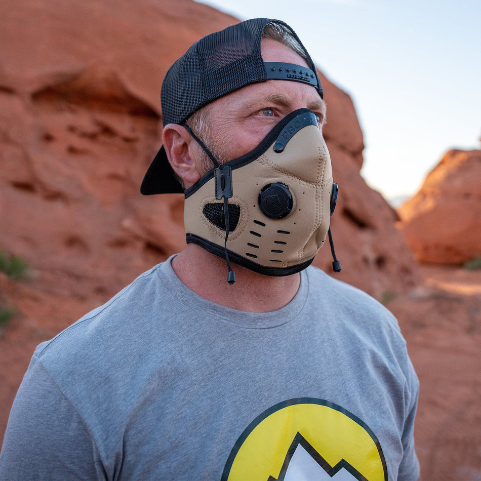ATV-UTV TEK Elite Neoprene Dust Mask Tan