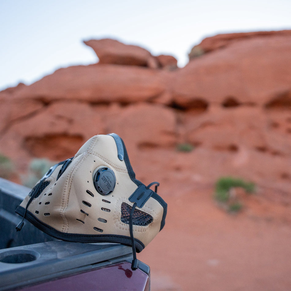 ATV-UTV TEK Elite Neoprene Dust Mask Tan