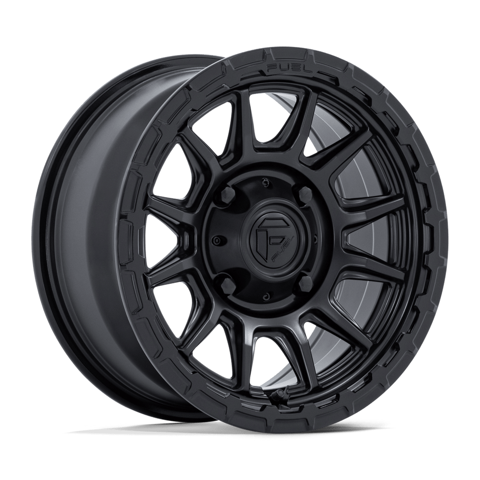Fuel UTV Piston UTV (FV866) — Matte Black w/ Gloss Black Lip