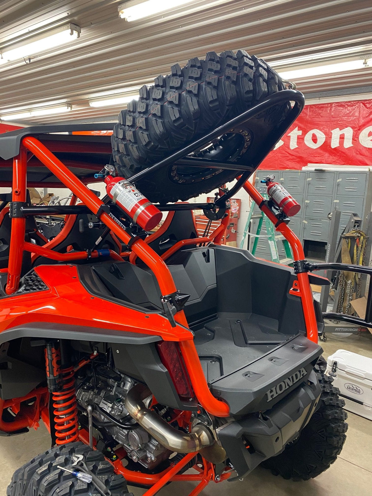 Honda Talon Spare Tire Carrier  AJK Offroad