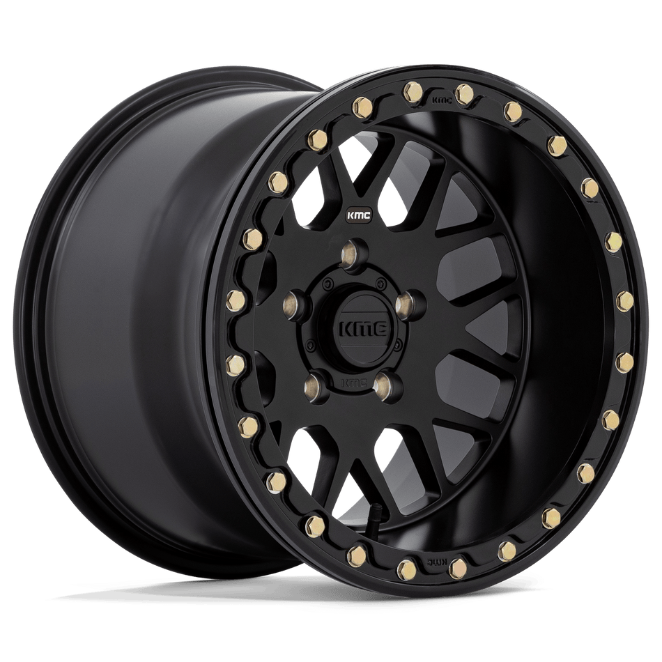 KMC Powersports Grenade UTV Beadlock (KS235) — Satin Black