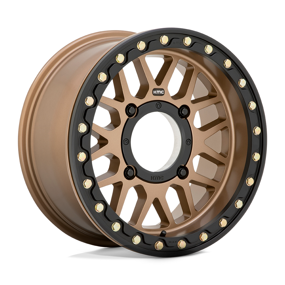 KMC Powersports Grenade UTV Beadlock (KS235) — Satin Bronze