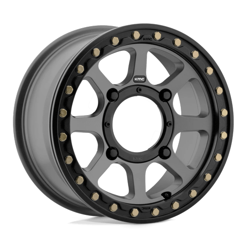 KMC Powersports Addict 2 UTV Beadlock (KS234) — Satin Gray