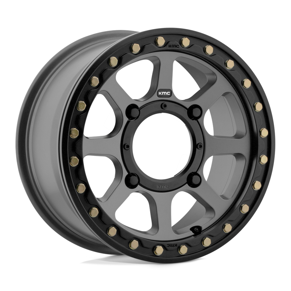 KMC Powersports Addict 2 UTV Beadlock (KS234) — Satin Gray