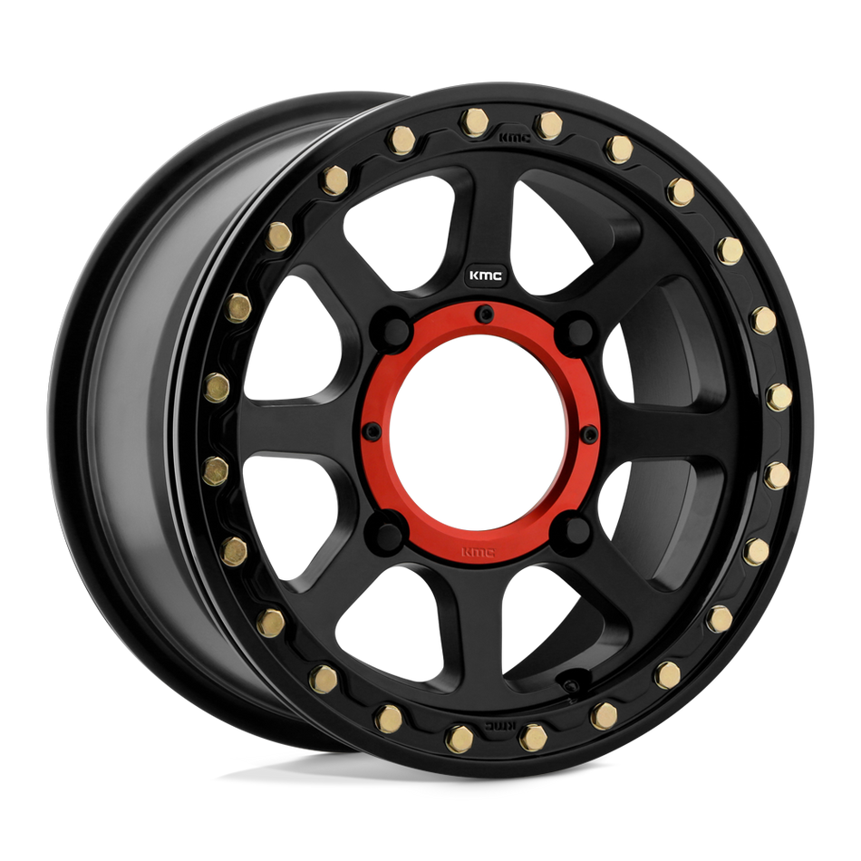 KMC Powersports Addict 2 UTV Beadlock (KS234) — Satin Black