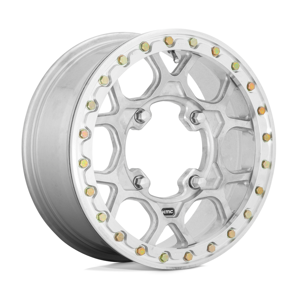 KMC Powersports Mesa Forged UTV Beadlock (KS433) — Raw Machined Forged