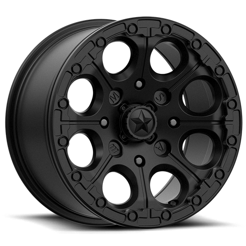 MSA Offroad Wheels Cannon UTV Beadlock (M44) — Satin Black
