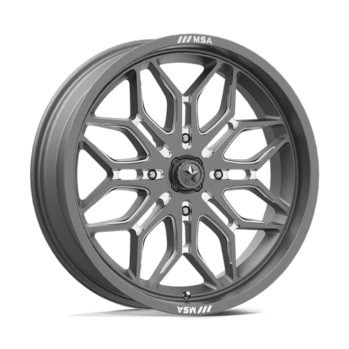 MSA Offroad Wheels Sniper UTV (M47) — Gunmetal Milled