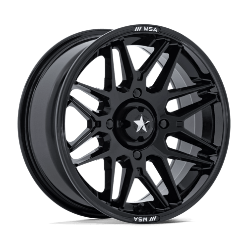 MSA Offroad Wheels Radar UTV (M52) — Gloss Black