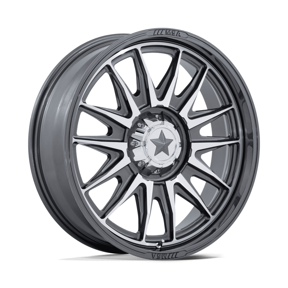 MSA Offroad Wheels Commander UTV (M55) — Platinum w/ Machined Face