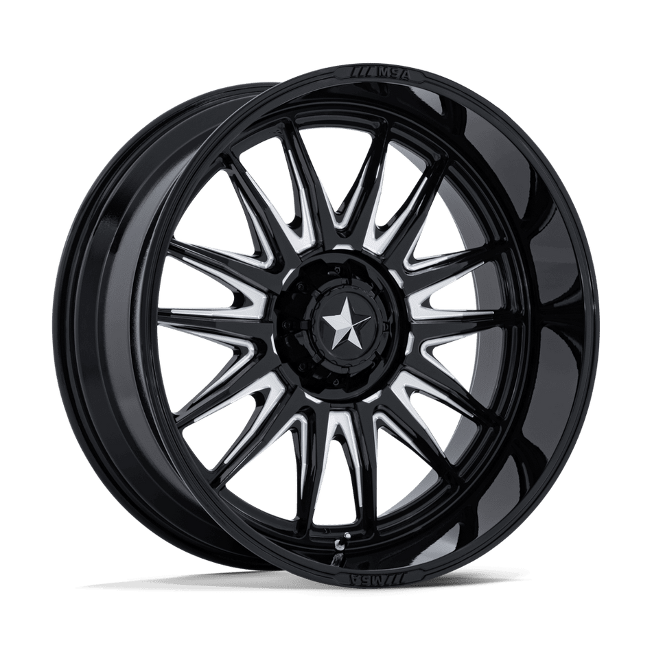 MSA Offroad Wheels Commander UTV (M55) — Gloss Black Milled