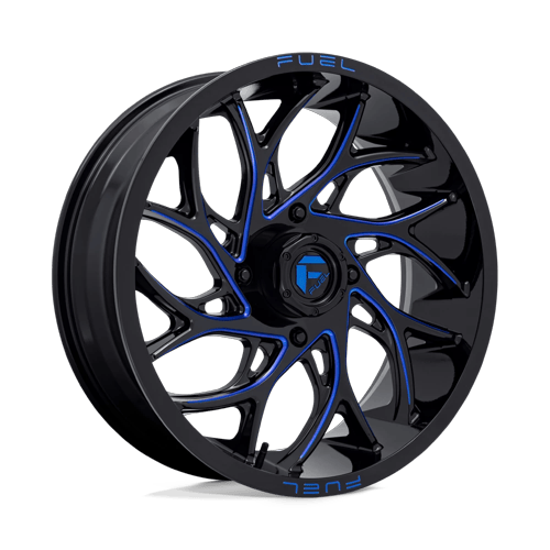 Fuel UTV Runner UTV (D778) — Gloss Black Milled Candy Blue