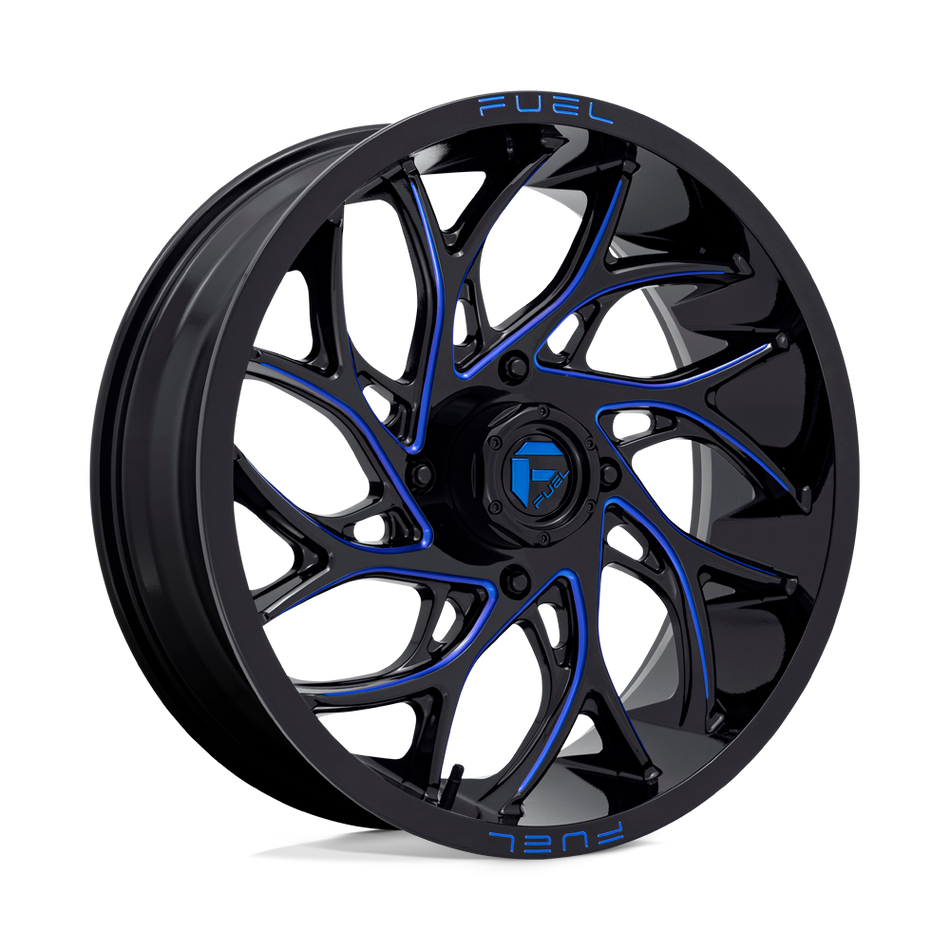 Fuel UTV Runner UTV (D778) — Gloss Black Milled Candy Blue