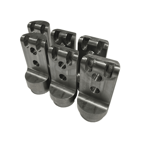 SET of 6 Polaris RZR 1000 Weld in roll cage bungs / connectors  AJK Offroad