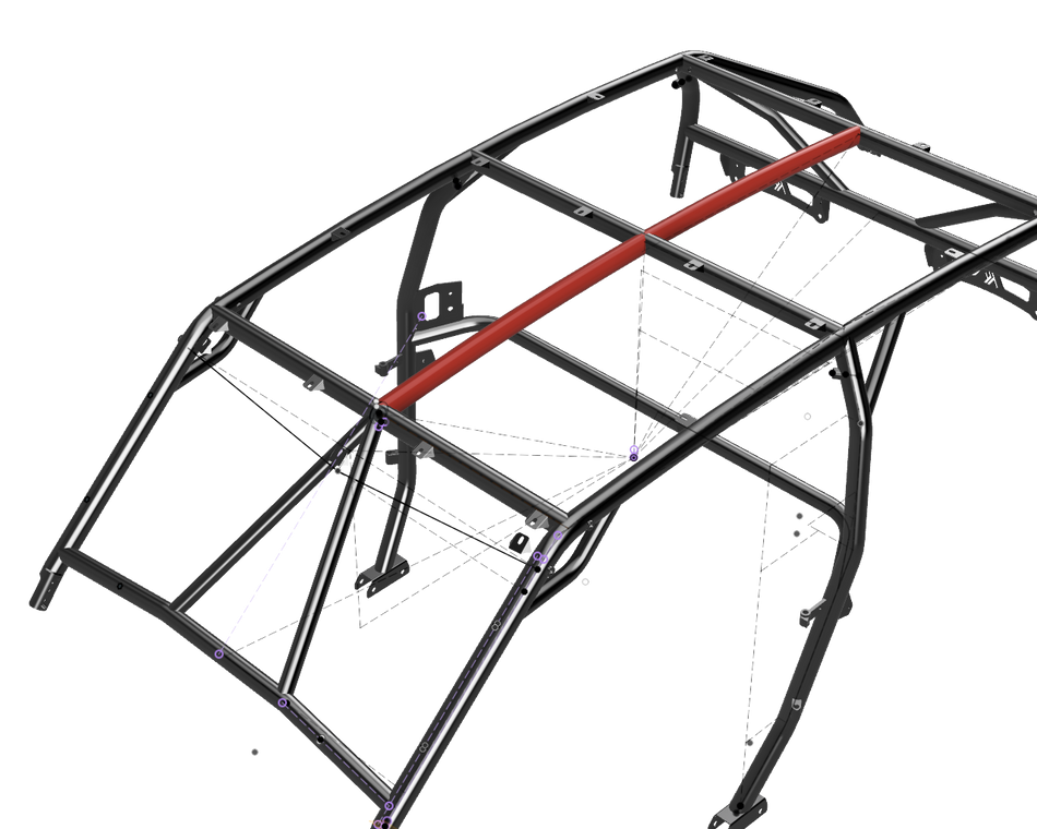 Cage Option: Roof Intrusion Bar RZR XP (2-Seat)